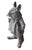 An exceptional and highly charming vintage anthropomorphic cast iron garden statue depicting a refined gentleman mouse...