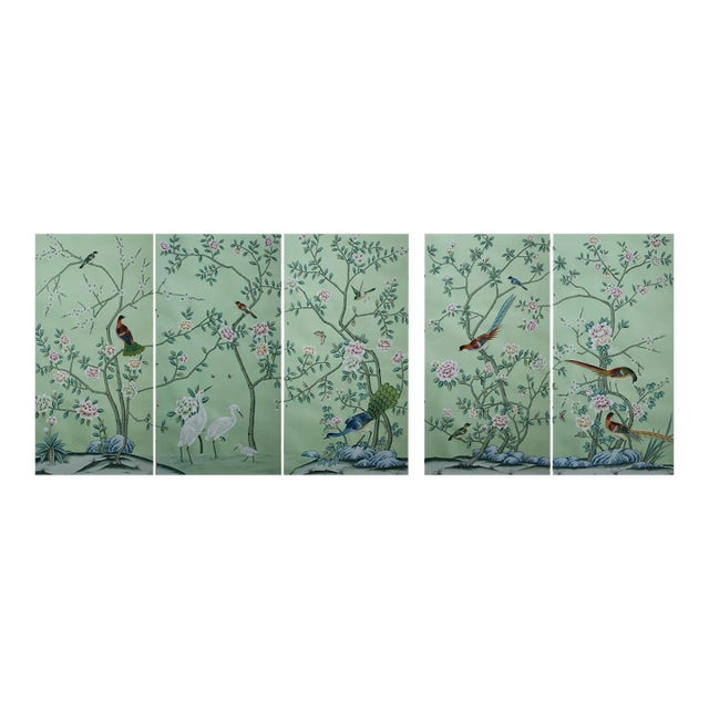 Handicrafts: printed wallpaper Wallpaper commodity : List price for a set of 5 panels price Wallpaper material: india tea...