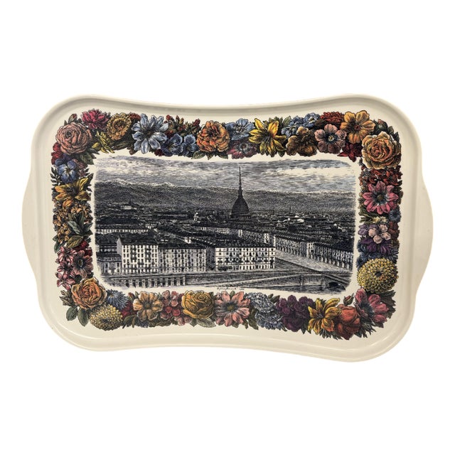 Torino 1966 Tray by Piero Fornasetti For Sale