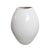 White Asian Modern Vintage White Milk Oblong Ceramic Vase For Sale - Image 8 of 8