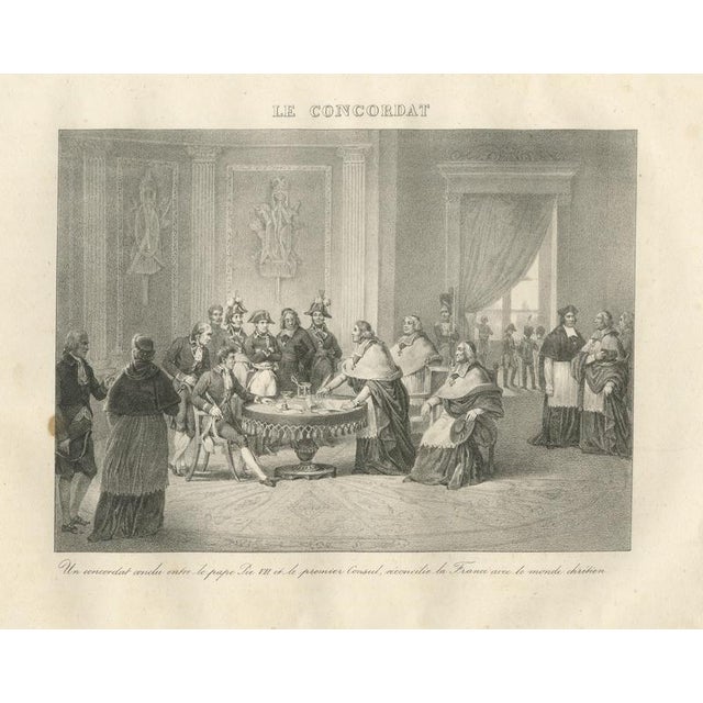 Madou, The Concordat, the First Consul and Prelates, 1827, Lithograph For Sale - Image 9 of 9