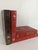 Set of 4 Red & Burgundy Gold Gilt Decorative Books, Dickens & Ellery Queen For Sale In New York - Image 6 of 16
