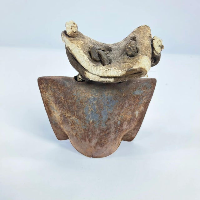 Early 20th Century Metal Goat Bell Ghana MATTER COLLECTION For Sale - Image 4 of 7