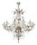 Ca Rezzonico III 12 Lights Chandelier in Gold Plate and Murano Glass by Aggiolight For Sale