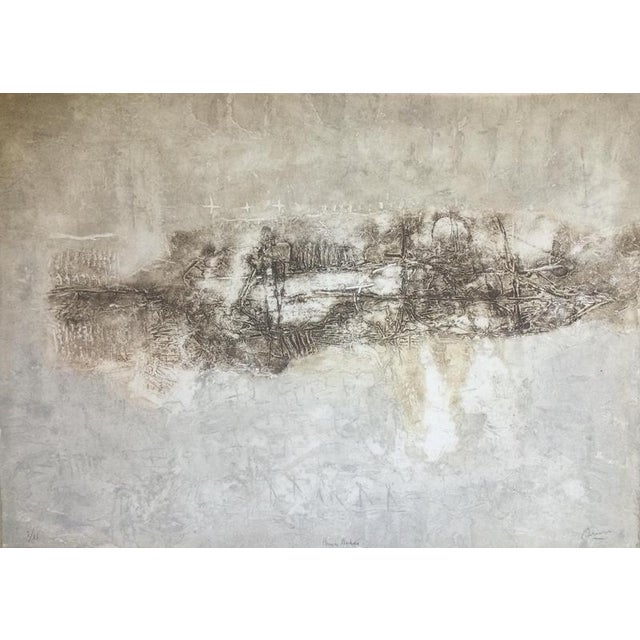 Pierre Marie Brisson, Composition, 1980, Carborundum Engraving For Sale - Image 7 of 7