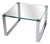 Vintage Glass and Chrome Model 1022 Coffee Table from Draenert, 1990s For Sale