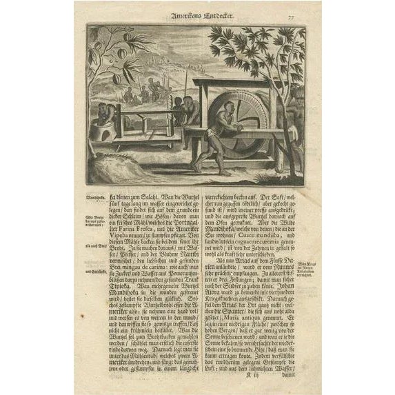 View of Sugar Milling, 1673, Paper For Sale - Image 10 of 10