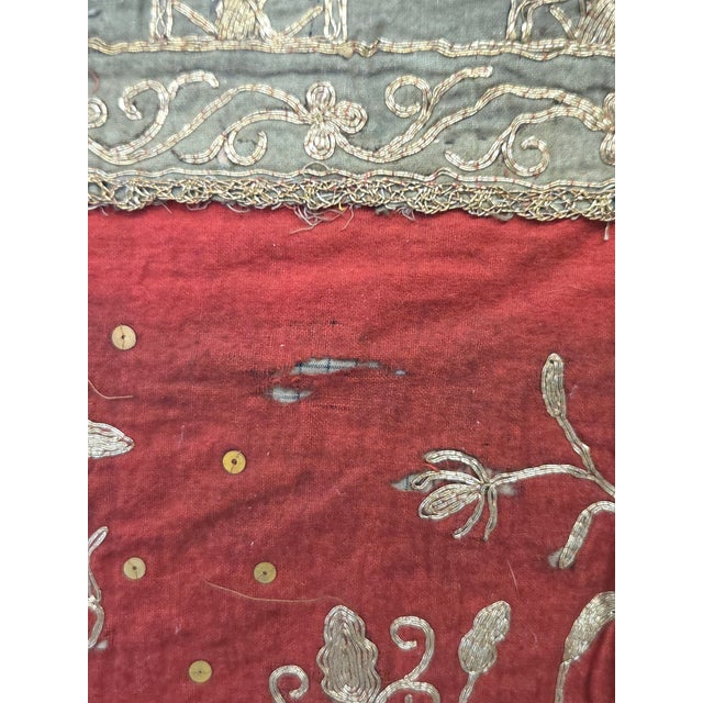 Antique Early 20th Century Sumatran Ceremonial Tirai Textile Hanging For Sale - Image 14 of 18