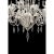 Scenographic venetian chandelier in transparent Murano glass . 12 lights for an imperial chandelier in contemporary and...