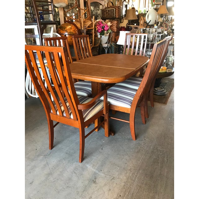 Teak Wood Dining Room Chairs Set Of 6 Chairish
