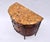 French 19th Century Marquetry Demi-Lune Server Commode, Specimen Marble Top For Sale In Philadelphia - Image 6 of 17