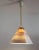 Mid-Century Modern Pendant Lamp in Glass with Marble Effect and Curly Cable, 1970s For Sale - Image 11 of 14