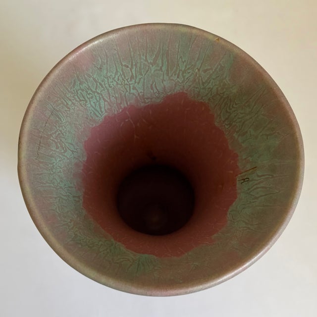 Vintage Camark Pottery Double-Handled Vase For Sale - Image 9 of 11