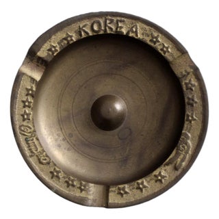 Vintage Brass Korea Ashtray For Sale