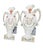 Vintage Hand-Painted Urn-Form Wall Sconces - a Pair For Sale - Image 4 of 12