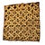 Mid 20th Century Square Kuba Raffia Textile For Sale - Image 9 of 9