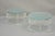 Vintage Arthur Umanoff Mid Century Modern Wrought Iron Scroll Low Round Glass Top Side Tables - a Pair. Item features...