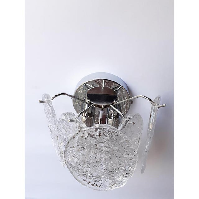 Nuvoletta Murano Style Glass Disc Wall Sconces from Simoeng, Set of 2 For Sale - Image 6 of 8