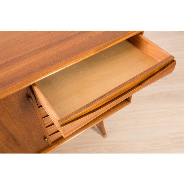 Wood Mid-Century Modern Scandinavian Sideboard in Teak from Sven Andersen, 1960 For Sale - Image 7 of 13