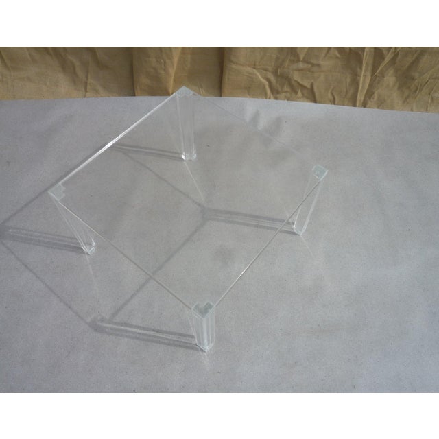 1990s Coffee Table in Acrylic Glass, 1990s For Sale - Image 5 of 6