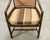 Set of Four McGuire Rattan Target Upholstered Dining Armchairs For Sale - Image 13 of 18