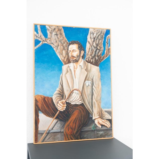 Agnelli, 2000, Oil Picture on Canvas, Framed For Sale - Image 14 of 16