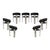 Metal Steel and Leather Dining Chairs by Eckart Muthesius, 1970s, Set of 6 For Sale - Image 7 of 7