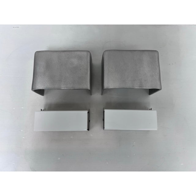 Gray Stem Design for Claude Home Scape Wall Lights, Pair For Sale - Image 8 of 13