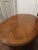 1950s 1950s Vintage Heritage / Heritage-Henredon Oval Parquet Coffee Table - Walnut Veneer, Stretcher Base For Sale - Image 5 of 7