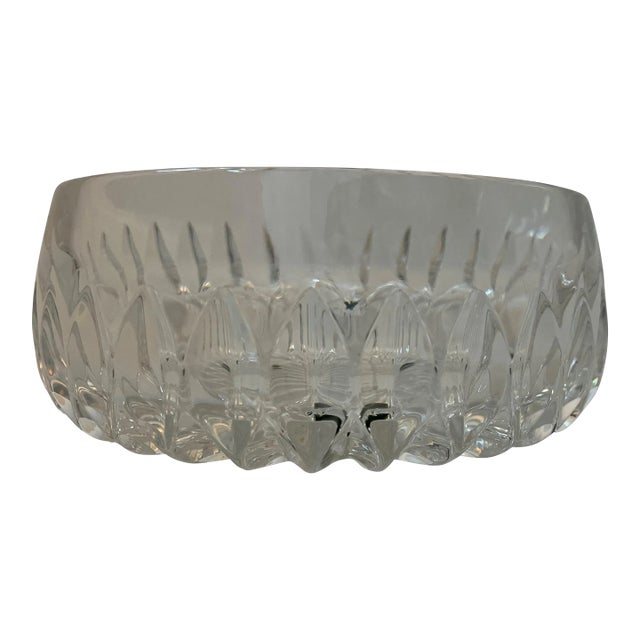 Late 20th Century Decorative Glass Serving Bowl For Sale