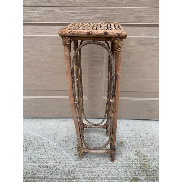 Vintage American Rustic Twig Drinks Table For Sale - Image 12 of 12