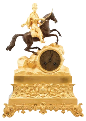 Cavalryman Mantel Clock