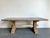 Late 20th Century Vintage Rustic Trestle Table For Sale - Image 5 of 14
