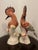 Mid-Century Modern Eximious Italian Mid 20th Century Pair Porcelain Hoopoe Birds For Sale - Image 3 of 14