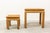 Vintage Chinese Elm Nesting Tables, Set of 2 For Sale - Image 9 of 9
