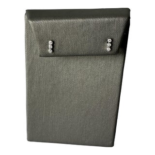 Petite Bezel Set Diamond Studs in 14kt White Gold - 0.08ctw Natural Diamonds, A Pair For Sale