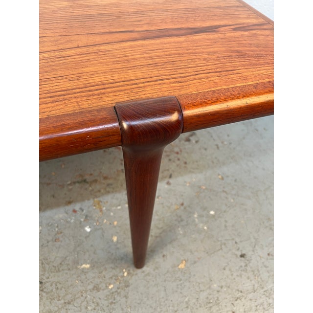 Mid-Century Teak Coffee Table by j.l. Møller of Denmark For Sale - Image 12 of 14