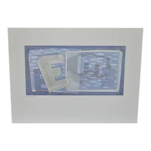Herbert Bayer "Tender Picture E" Offset Lithograph C.1965