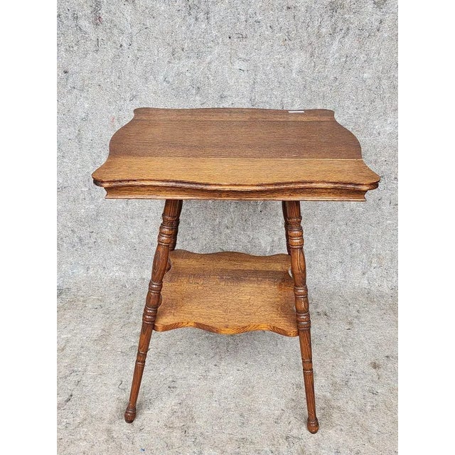 Mid 20th Century Mid 20th Century Vintage Handmade Parlor Table For Sale - Image 5 of 5