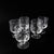 Mid-Century Crystal Beer Glasses on Foot, Sweden, Set of 5 For Sale - Image 5 of 5