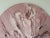Pink 1980s Vintage Heavy Impasto Expressionist Abstract Mixed-Media Painting on Round Wood Panel For Sale - Image 8 of 12