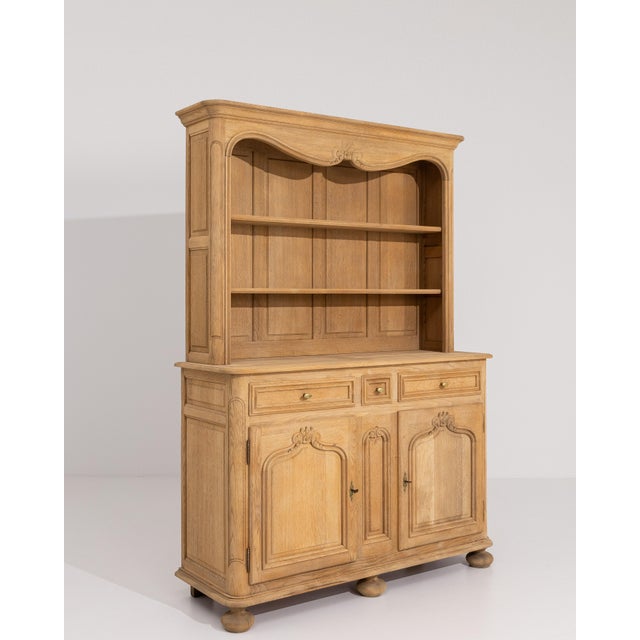 Louis XV Oak Cupboard, Rococo Style, France, 19th Century For Sale - Image 12 of 18