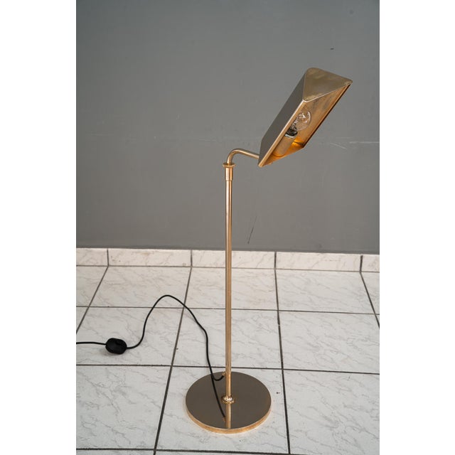Metal Adjustable Nickel-Plated Floor Lamp, Vienna, 1960s For Sale - Image 7 of 18