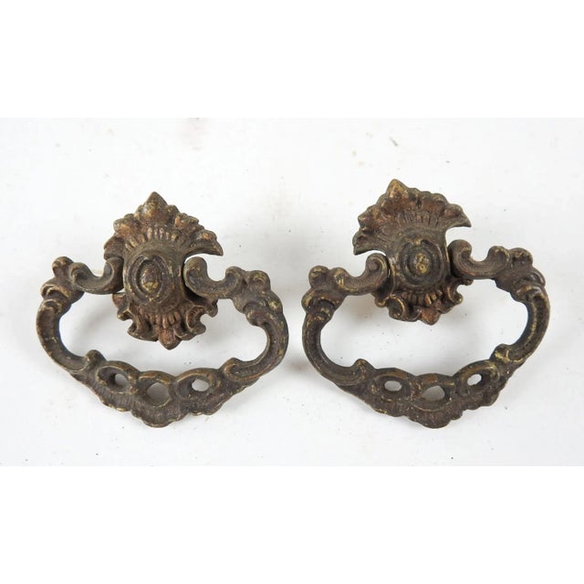 Antique Brass Drawer Pulls a Pair Chairish