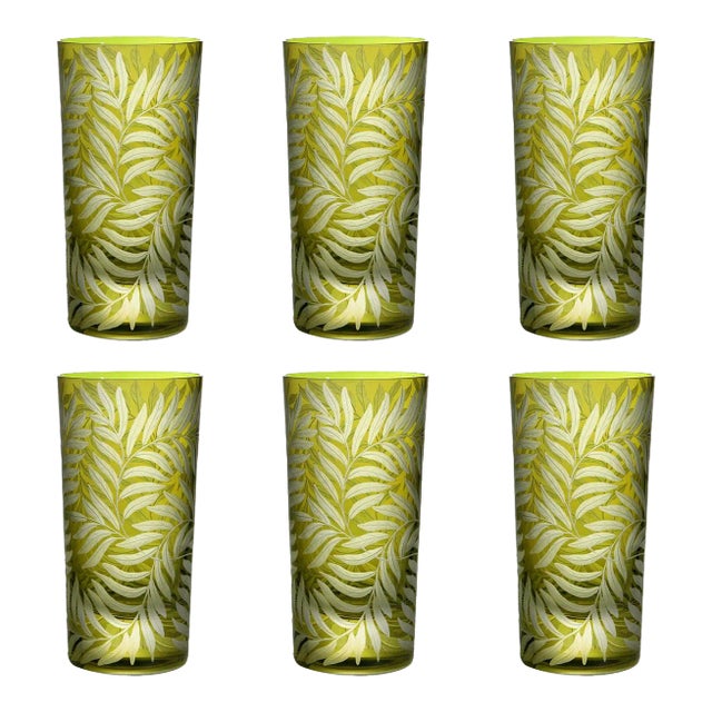ARTEL Willow Highball in Olive - Set of 6 For Sale