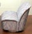 White Pair Vladimir Kagan for Directional Swivel Lounge Chairs on Stainless Steel Base For Sale - Image 8 of 10