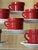 Mid-Century Dutch Ceramic Espresso Cups and Saucers from Huizen Holland, 1970s, Set of 16 For Sale - Image 9 of 13