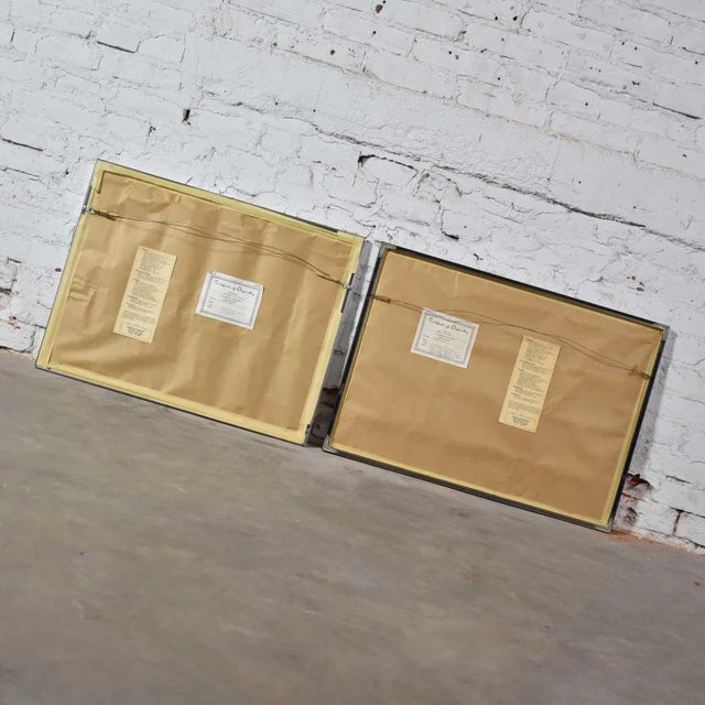 Vintage Watercolor Winter Landscape Paintings by Dorothy M. Reece Kordash - a Pair For Sale - Image 12 of 13