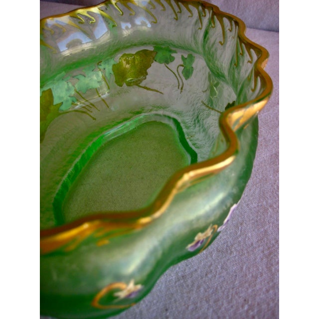 Glass Late 19th Century French Art Nouveau Cameo Glass Vase For Sale - Image 7 of 9