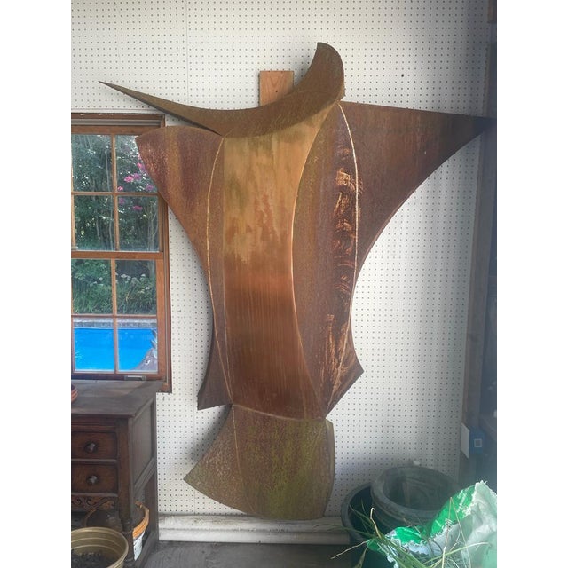 Copper Abstract Outdoor Sculptures, 2 Pieces For Sale - Image 11 of 11